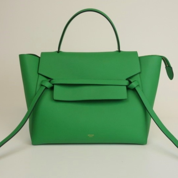Celine Mini Belt Bag Green Grained Calfskin - Picture 3 of 8